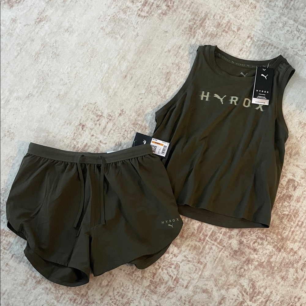 Puma Dark Green hyrox Set